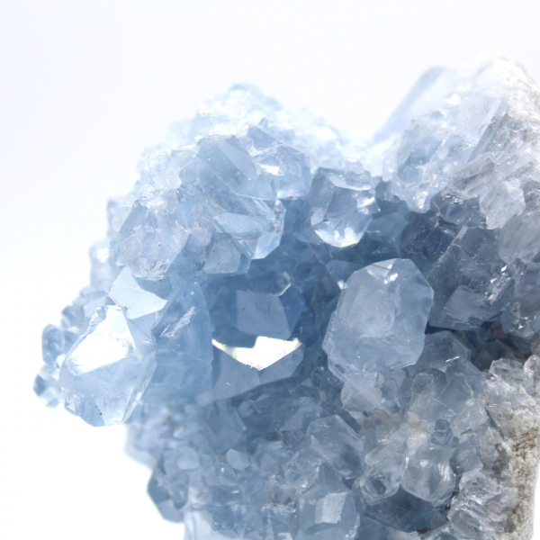 Authentic Madagascar Blue Celestite Geode