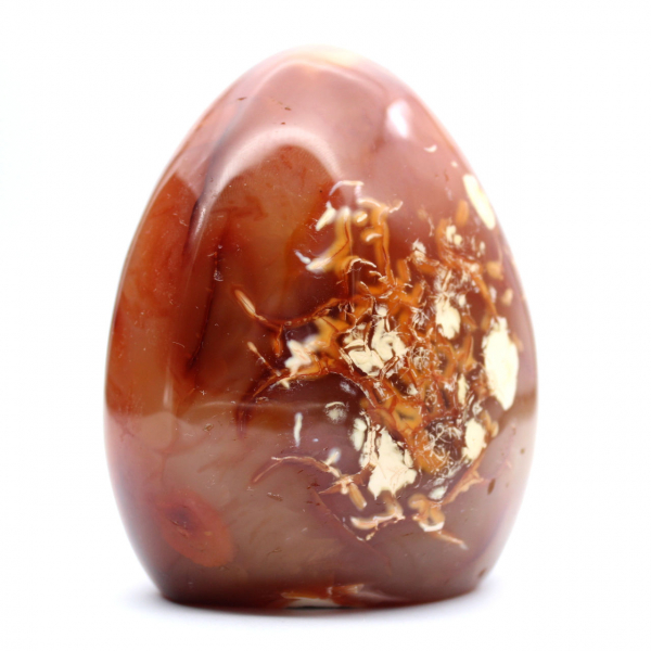 Polished Carnelian Ornament Decoration - Natural Mineral from Madagascar for Collectors