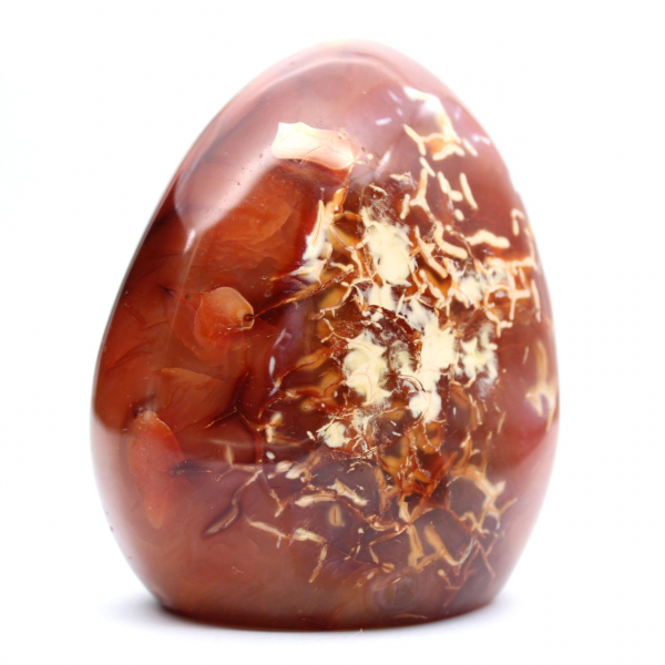 Polished Carnelian Ornament Decoration - Natural Mineral from Madagascar for Collectors