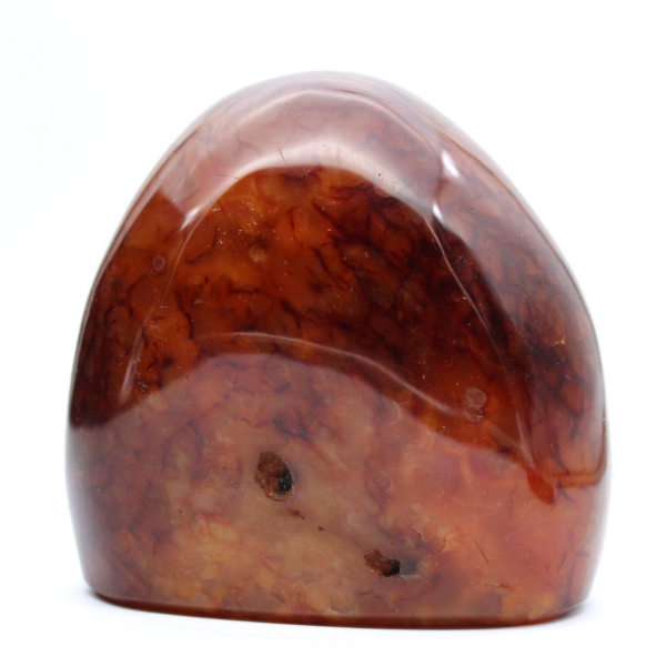 Genuine Polished Carnelian for Collection and Decoration - Ornament from Madagascar