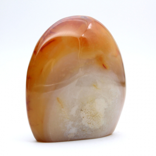 Polished Carnelian Miniature Ornament - Authentic Natural Stone from Madagascar (250g)