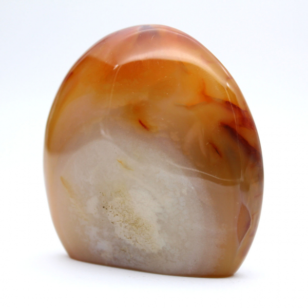 Polished Carnelian Miniature Ornament - Authentic Natural Stone from Madagascar (250g)