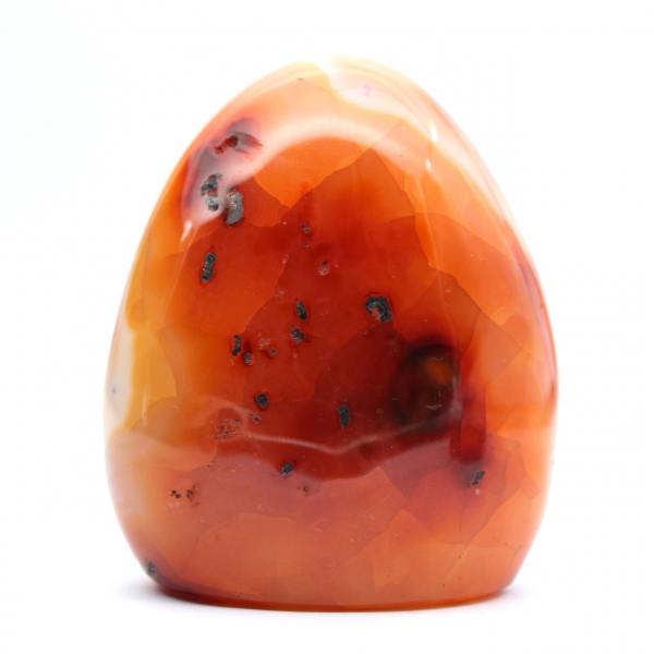 Polished Carnelian Decorative Ornament - Natural Stone from Madagascar (450g)