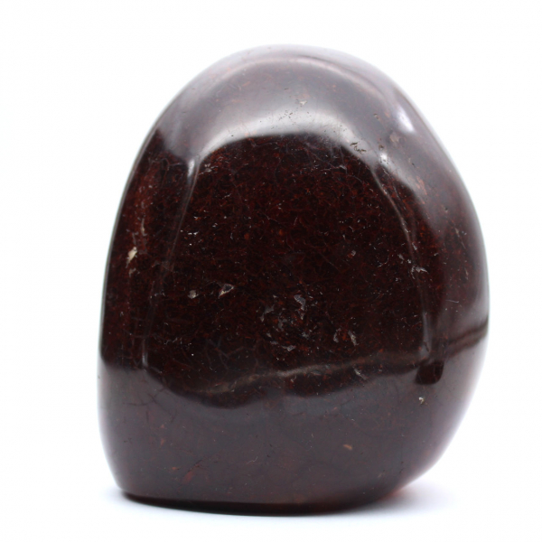 Carnelian Polished Ornament from Madagascar - Natural Collectible Stone Intense Red-Orange