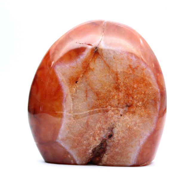 Polished Madagascar Carnelian - Large Decorative Stone (Natural Ornament)