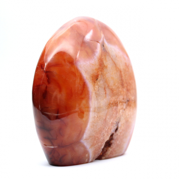 Polished Madagascar Carnelian - Large Decorative Stone (Natural Ornament)