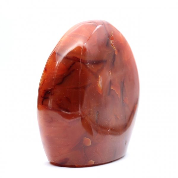 Polished Madagascar Carnelian - Large Decorative Stone (Natural Ornament)