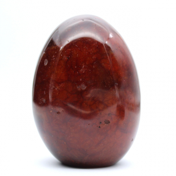 Polished Carnelian from Madagascar - Red-Orange Natural Stone Specimen (Ornament)