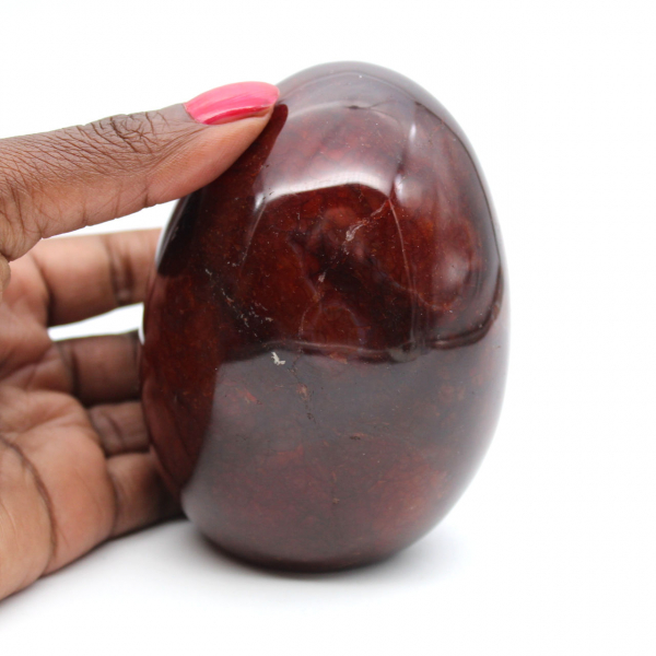 Polished Carnelian from Madagascar - Red-Orange Natural Stone Specimen (Ornament)