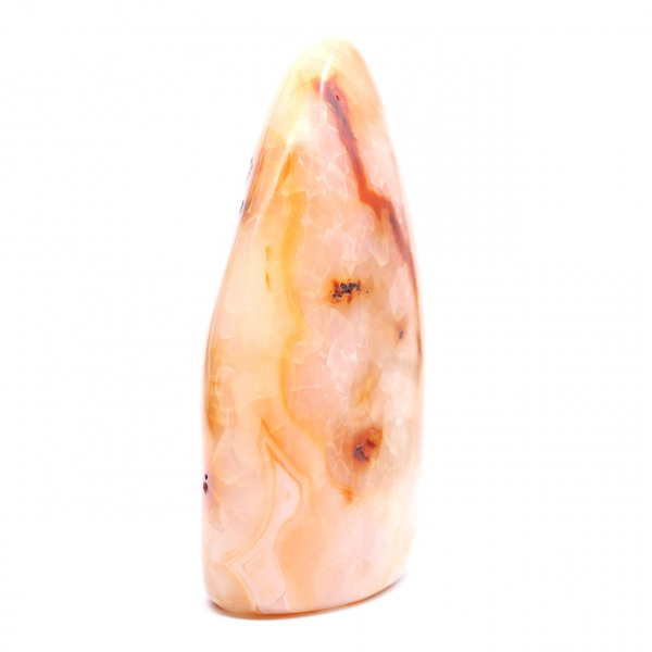 Polished Carnelian from Madagascar - Natural Stone Specimen for Decoration and Science