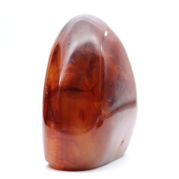 Polished Carnelian Ornament Madagascar - Red-Orange Collector's Specimen (Natural Stone)
