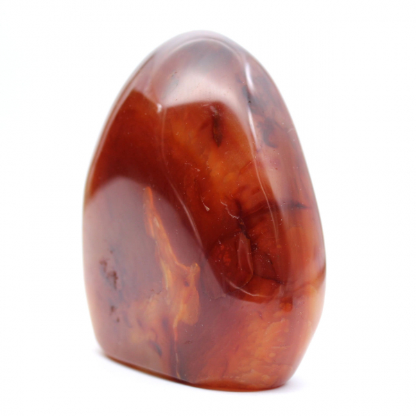 Polished Carnelian Ornament Madagascar - Red-Orange Collector's Specimen (Natural Stone)