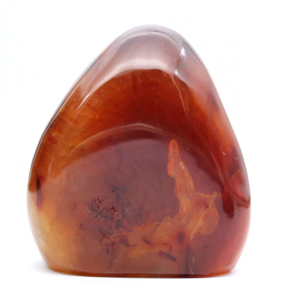 Polished Carnelian Ornament Madagascar - Red-Orange Collector's Specimen (Natural Stone)