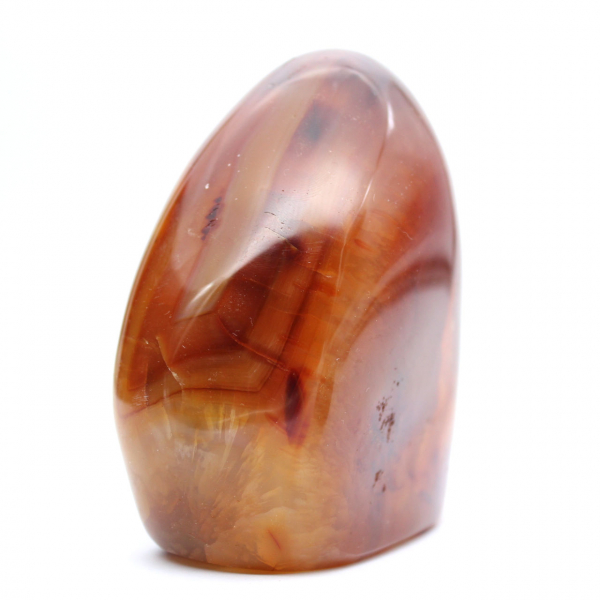 Polished Carnelian Ornament Madagascar - Red-Orange Collector's Specimen (Natural Stone)