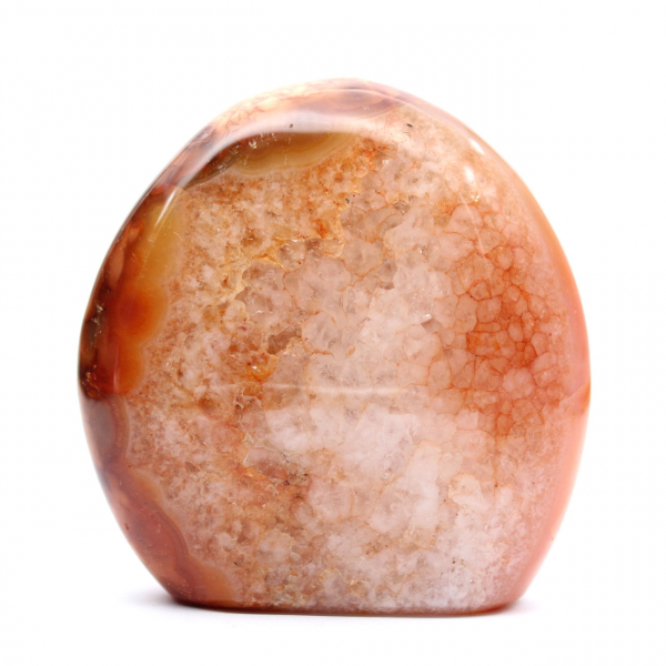 Small Polished Carnelian Ornament from Madagascar - Authentic Collector's Specimen
