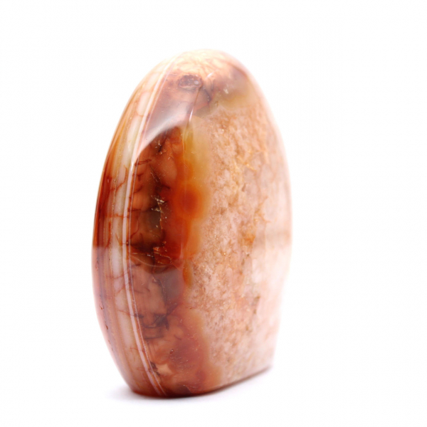 Small Polished Carnelian Ornament from Madagascar - Authentic Collector's Specimen