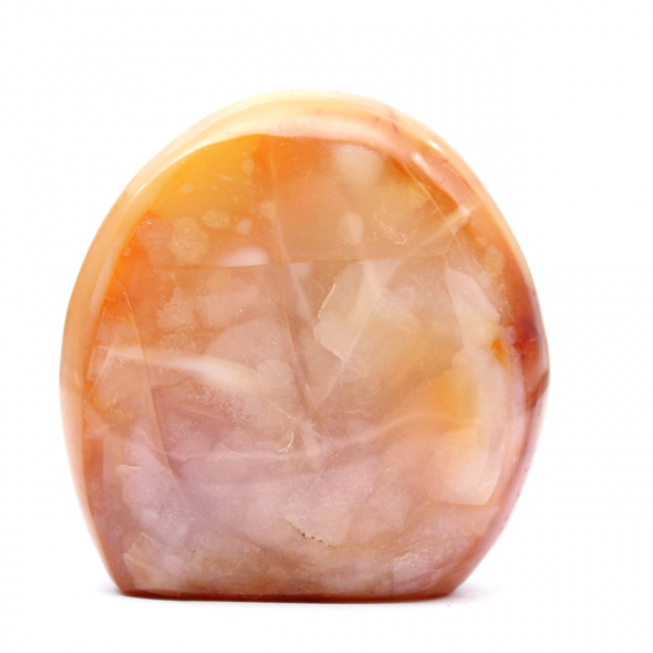 Small Polished Carnelian Ornament from Madagascar - Authentic Collector's Specimen
