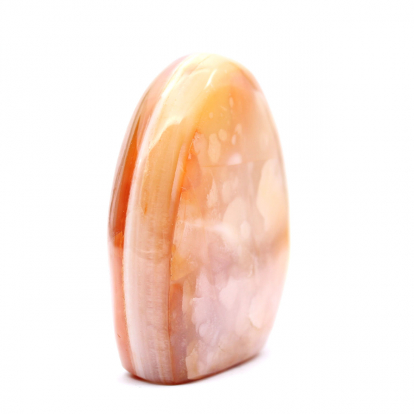 Small Polished Carnelian Ornament from Madagascar - Authentic Collector's Specimen
