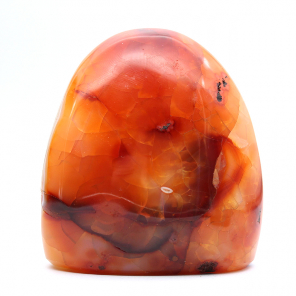 Small Polished Carnelian Ornament Madagascar - Natural Collectible Stone (490g)