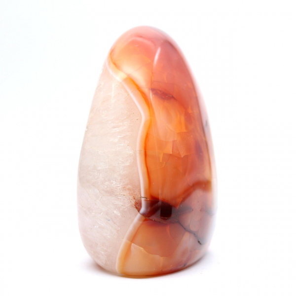 Small Polished Carnelian Ornament Madagascar - Natural Collectible Stone (490g)