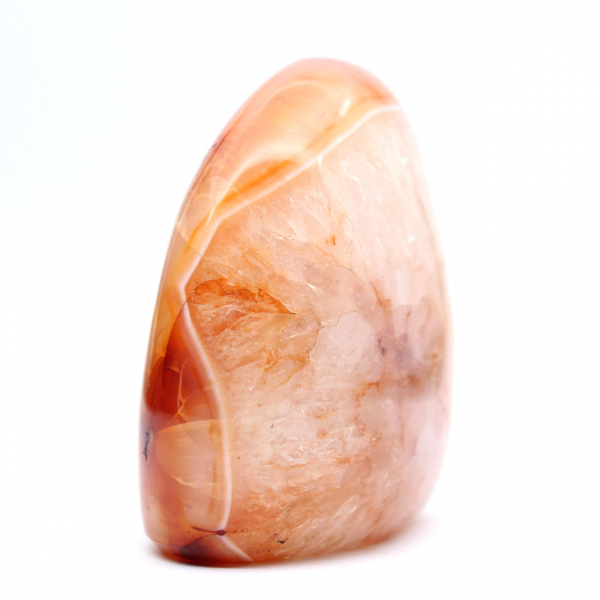 Small Polished Carnelian Ornament Madagascar - Natural Collectible Stone (490g)