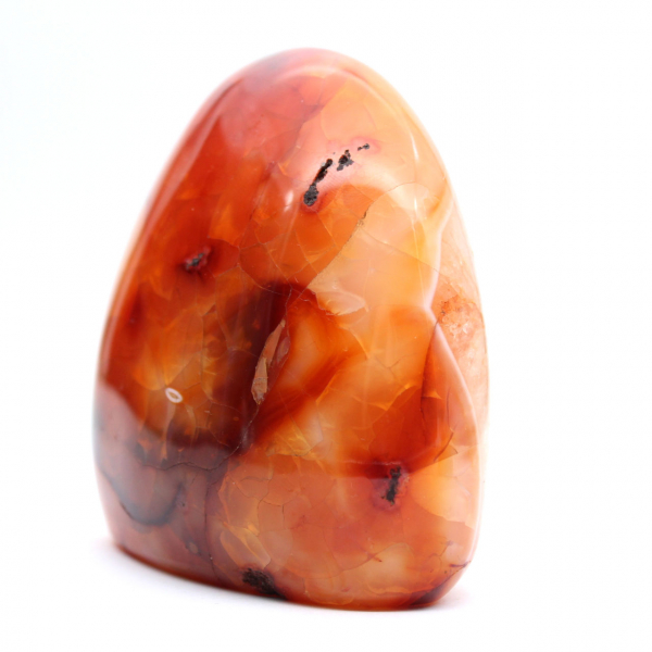 Small Polished Carnelian Ornament Madagascar - Natural Collectible Stone (490g)