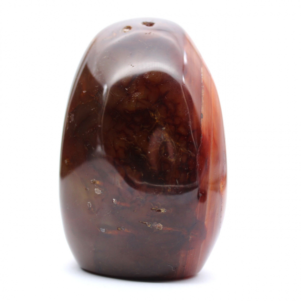 Polished Madagascar Carnelian - Natural Stone Ideal for Decoration and Collection (Ornament)