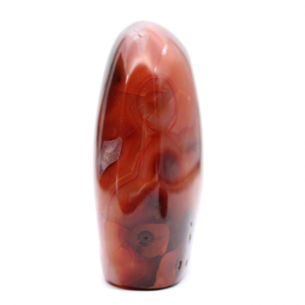 Small Polished Carnelian Ornament - Genuine Mineral Specimen (Madagascar)
