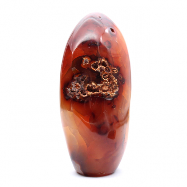 Polished Madagascar Carnelian - Decorative and Scientific Specimen (Natural Stone)