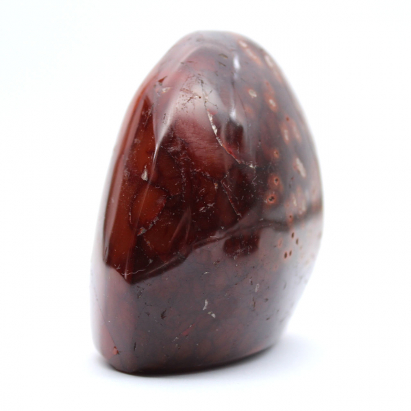Polished Madagascar Carnelian - Small Natural Stone for Collection and Decoration