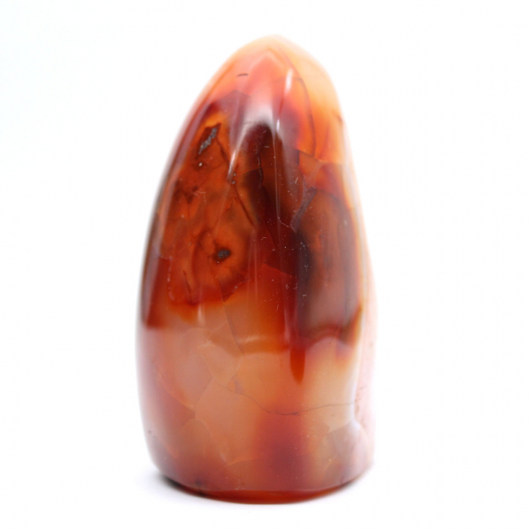 Polished Carnelian Natural Stone - Small Decorative Ornament (Madagascar)