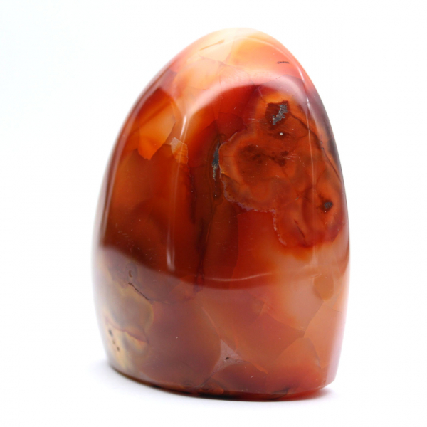 Polished Carnelian Natural Stone - Small Decorative Ornament (Madagascar)