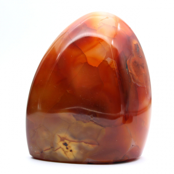 Polished Carnelian Natural Stone - Small Decorative Ornament (Madagascar)