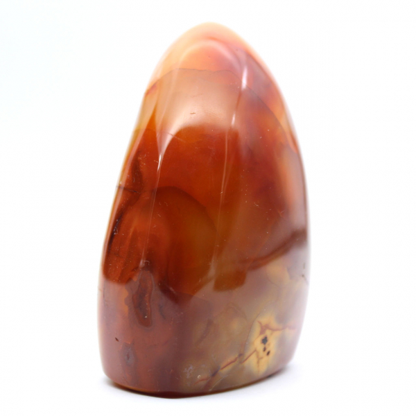 Polished Carnelian Natural Stone - Small Decorative Ornament (Madagascar)