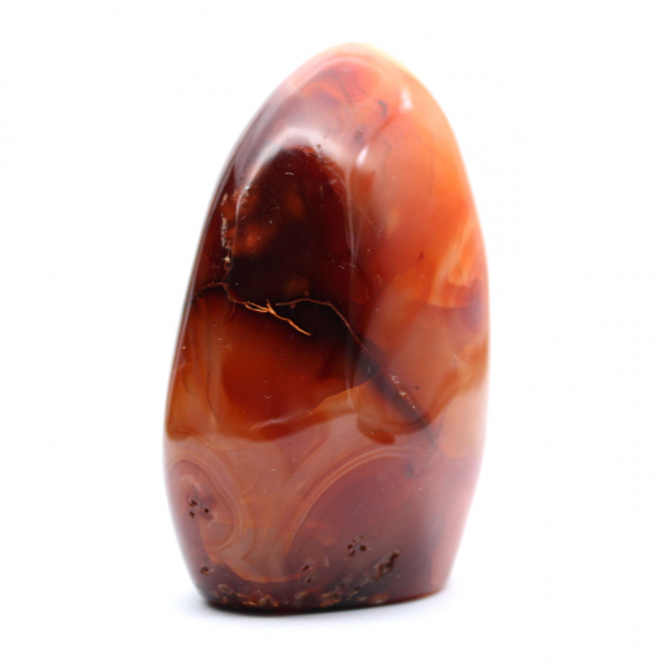 Polished Carnelian Natural Stone - Decorative Ornament for Collection (Madagascar)