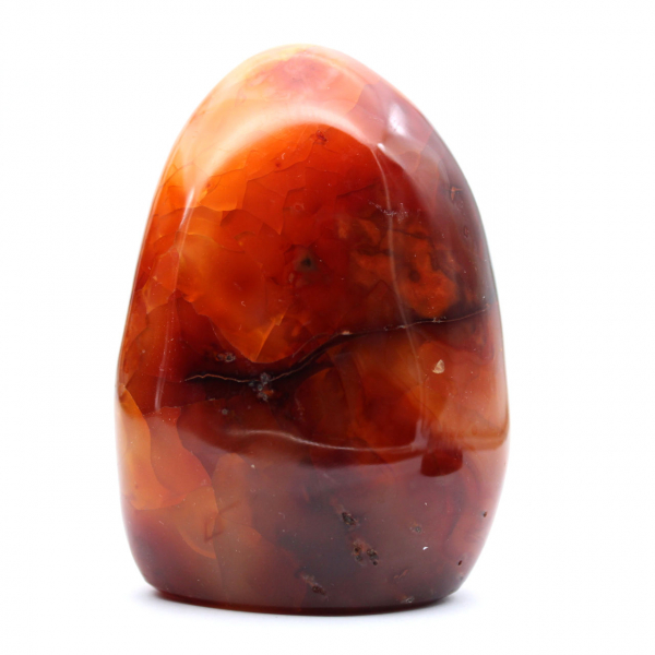Polished Carnelian Natural Stone - Decorative Ornament for Collection (Madagascar)