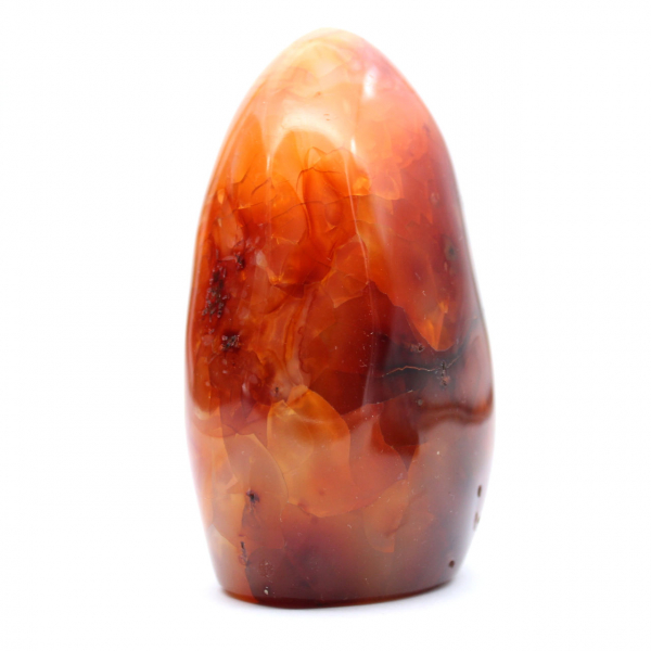 Polished Carnelian Natural Stone - Decorative Ornament for Collection (Madagascar)
