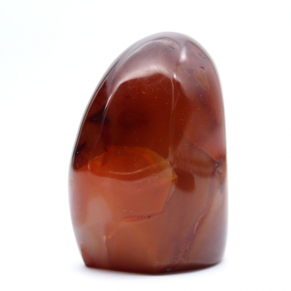 Polished Carnelian Compact Ornament - Authentic Mineral Madagascar (370g)