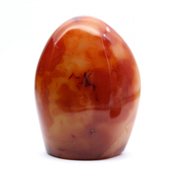 Polished Carnelian Small Ornament - Natural Collectible Stone (Madagascar)