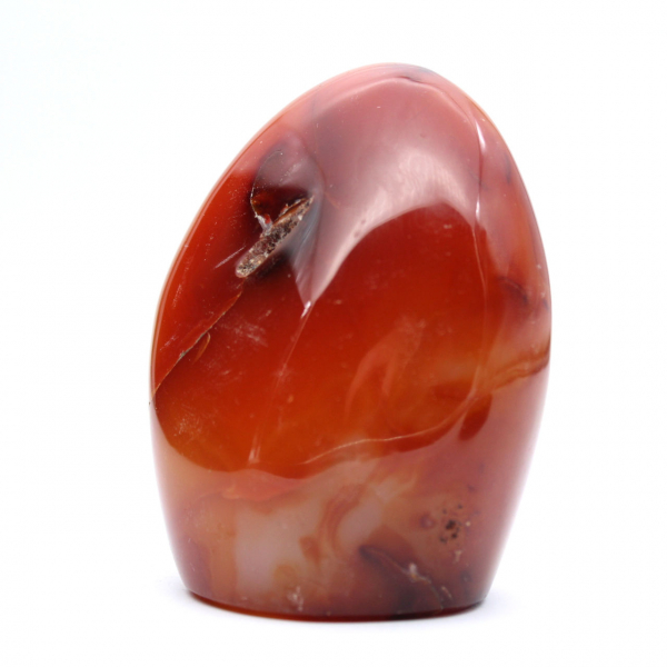 Polished Carnelian Small Ornament - Natural Collectible Stone (Madagascar)