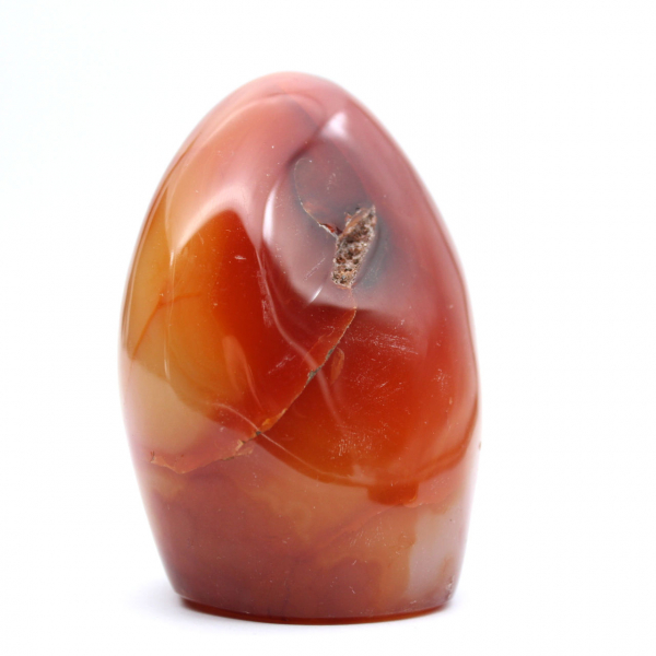 Polished Carnelian Small Ornament - Natural Collectible Stone (Madagascar)