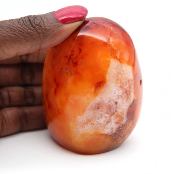 Polished Carnelian Miniature - Collectible Natural Stone Ornament (Madagascar)