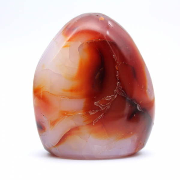 Polished Carnelian Very Small Ornament - Authentic Mineral from Madagascar (225g)