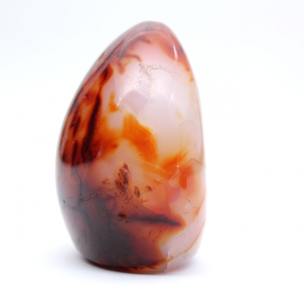 Polished Carnelian Very Small Ornament - Authentic Mineral from Madagascar (225g)