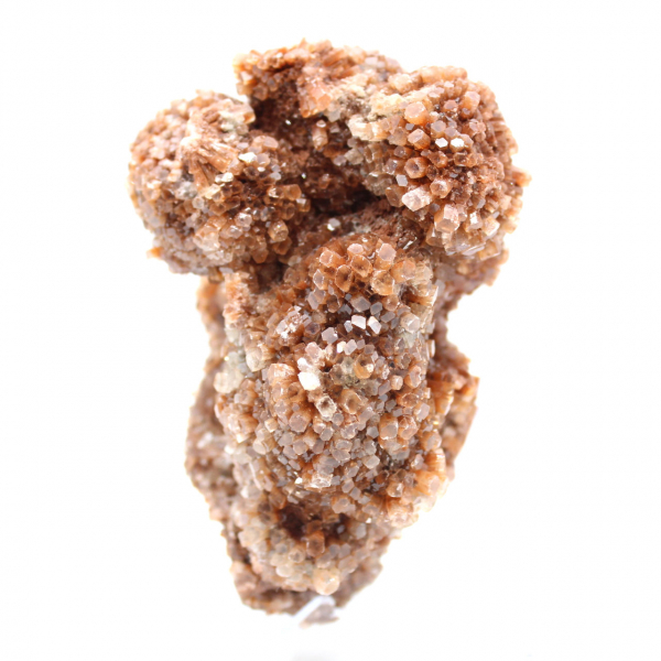 Moroccan aragonite in brown crystals