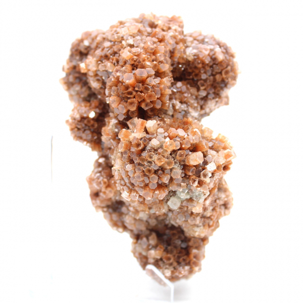 Moroccan aragonite in brown crystals