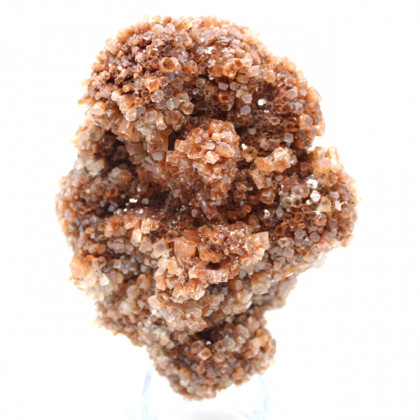 Moroccan aragonite in brown crystals
