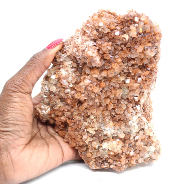 Crystallization of raw Moroccan Aragonite