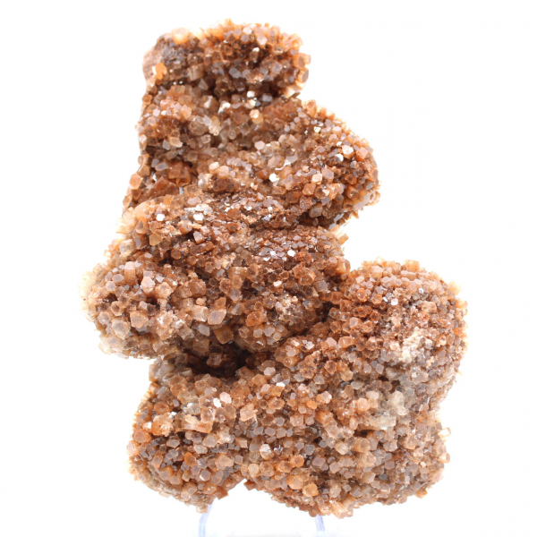 Specimen of crystallized aragonite from Morocco
