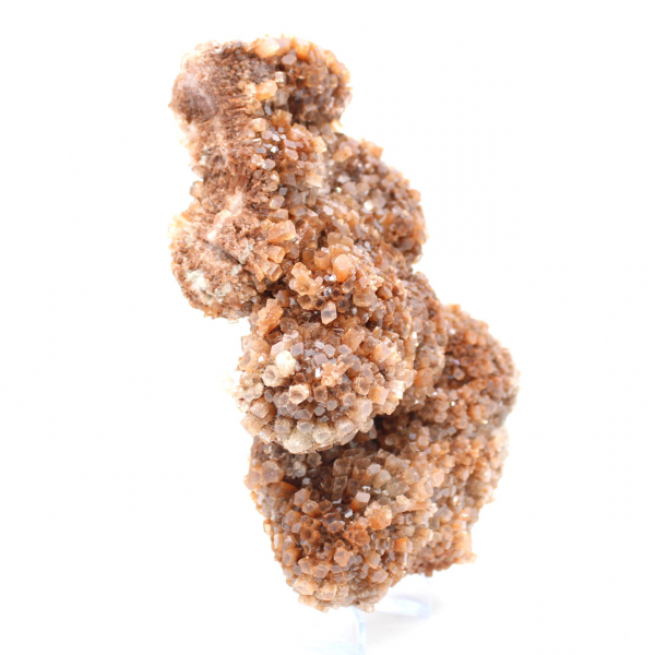 Specimen of crystallized aragonite from Morocco
